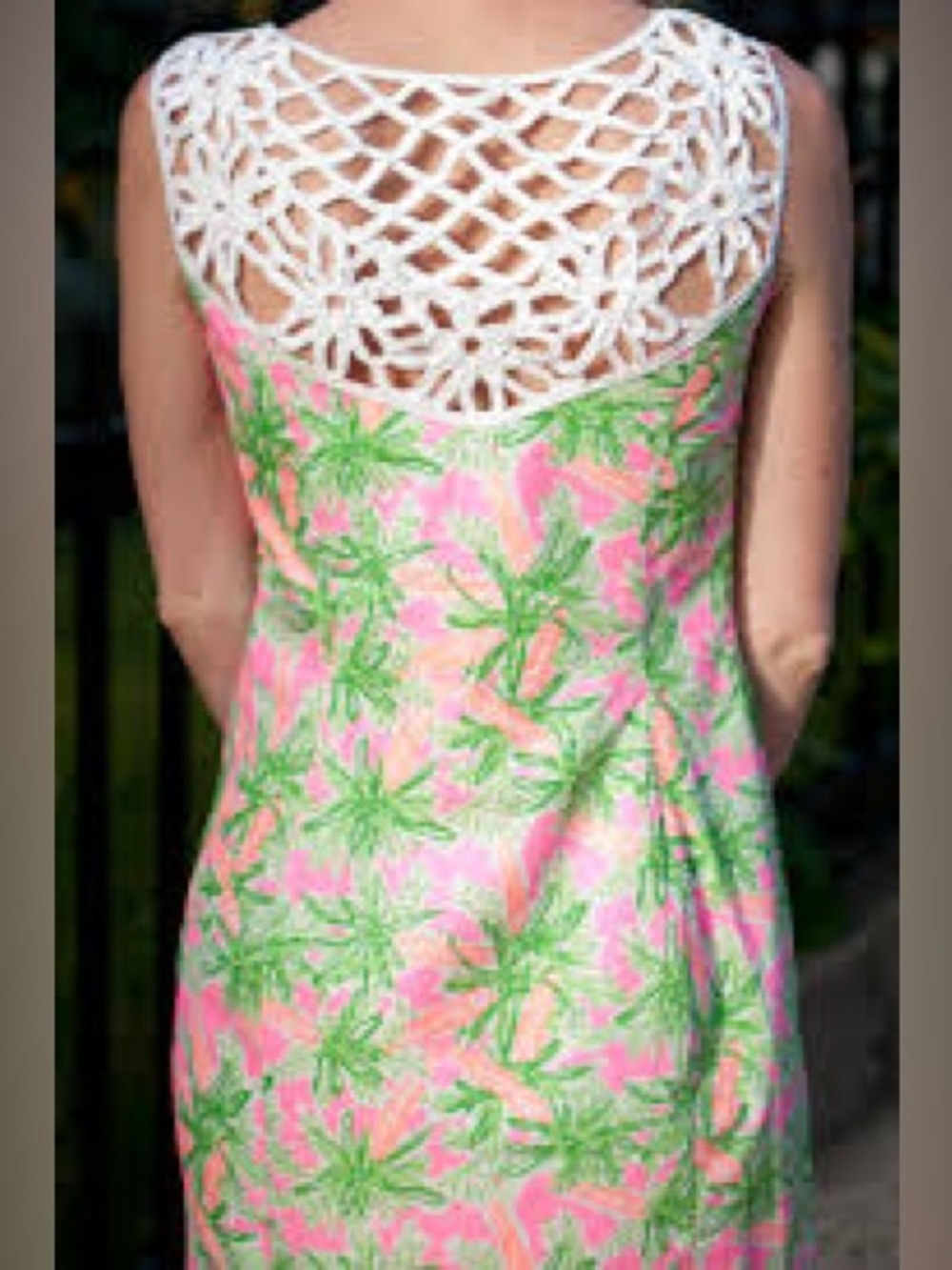 Lilly Pulitzer Lacina Shift Dress in the "Nibbles" print size 2 Rare Print